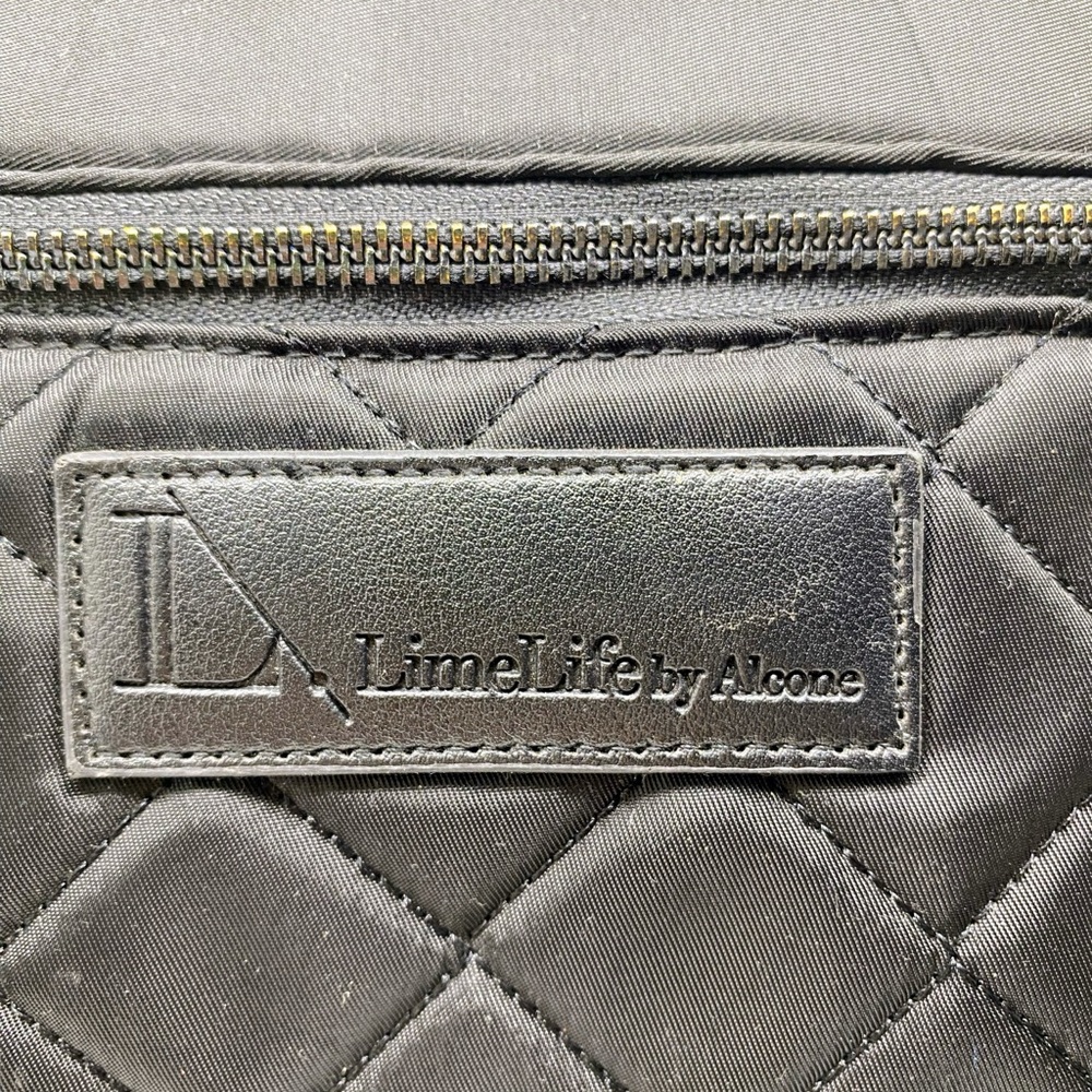 Limelife By Alcone Quilted Black Backpack Designer View 2